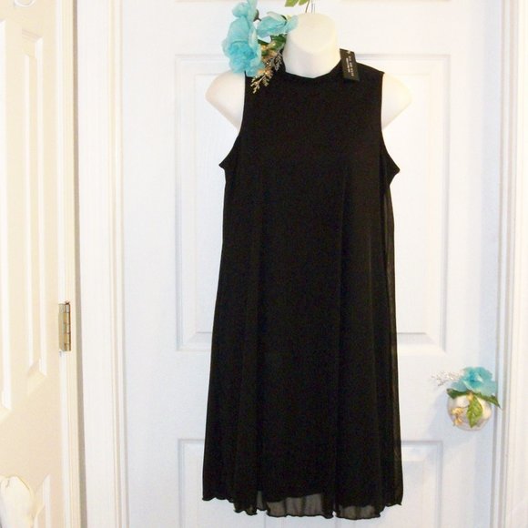 Nik & Nash Dresses | Nik And Nash Hi Neck Sheer Overlay Dress | Color: Black | Size: S | Beyouthriftshop's Closet Nik & Nash Dresses | Nik And Nash Hi Neck Sheer Overlay Dress | Color: Black | Size: S | Beyouthriftshop's Closet